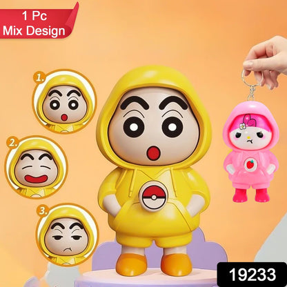Face-Changing Doll Keychain – Cute, Fun & Collectible